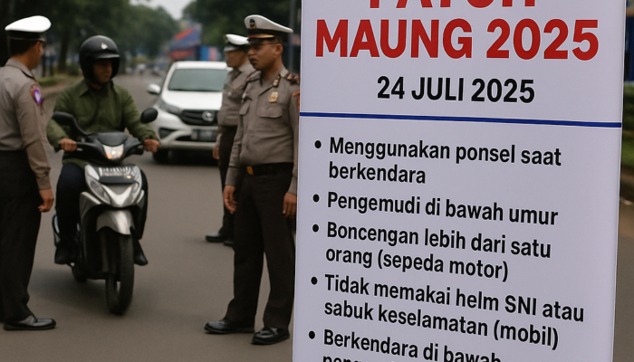 Polres Lebak Gelar Operasi Patuh Maung 2025, Sasar Pelanggaran Lalu Lintas Prioritas