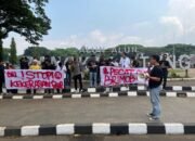 Aksi Solidaritas Jurnalis Lebak, Kecam Tindakan Brutal Terhadap Rekan Seprofesi di Serang