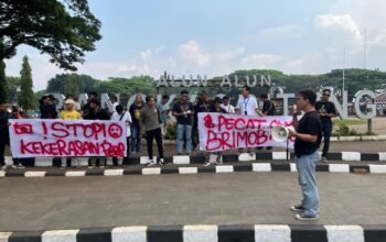 Aksi Solidaritas Jurnalis Lebak, Kecam Tindakan Brutal Terhadap Rekan Seprofesi di Serang